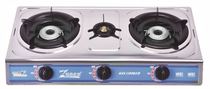 3 Burner Punch Iron Burner Golden Color Kitchen 3 Burner Punch Iron Burner Golden Color Kitchen