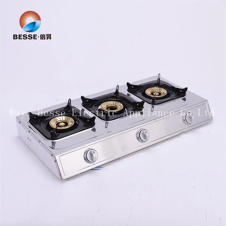 Cheap China Manufacture Cooking Appliance 3 Burners Gas Stove(ZG-3090)